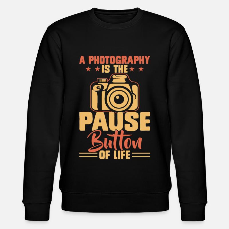 Fotograf - Stanley/Stella Unisex Bio-Sweatshirt CHANGER  - Schwarz