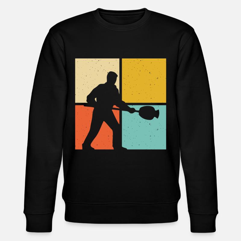 Glasbläser - Stanley/Stella Unisex Bio-Sweatshirt CHANGER  - Schwarz