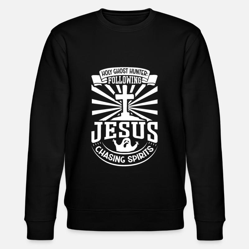 Heiliger Geisterjäger - Stanley/Stella Unisex Bio-Sweatshirt CHANGER - Schwarz