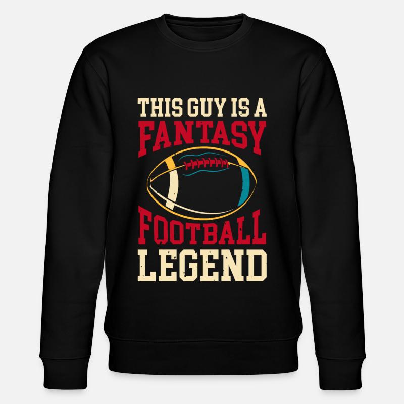 Fantasy Football - Stanley/Stella Unisex Bio-Sweatshirt CHANGER  - Schwarz
