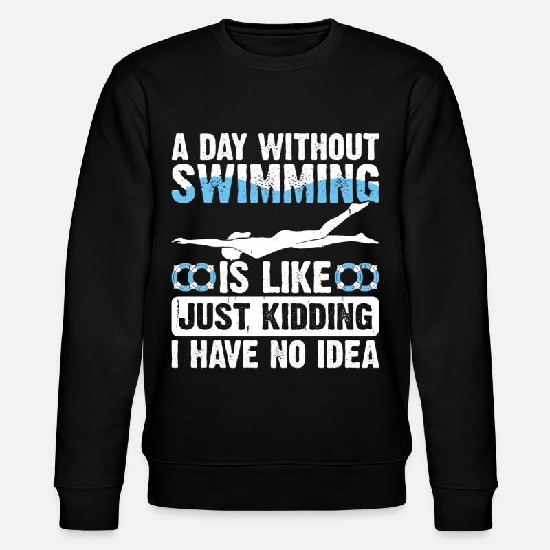 Schwimmen Schwimmer - Stanley/Stella Unisex Bio-Sweatshirt CHANGER - Schwarz