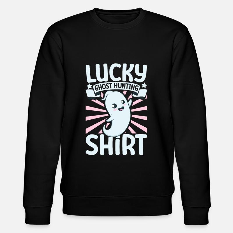 Ghostbusters - Lucky Ghost Hunting - Stanley/Stella CHANGER Unisex Organic Sweatshirt - black