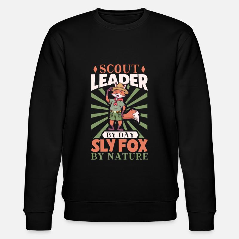 Fox - Professeur scout - Sweat bio CHANGER Stanley/Stella Unisexe - noir
