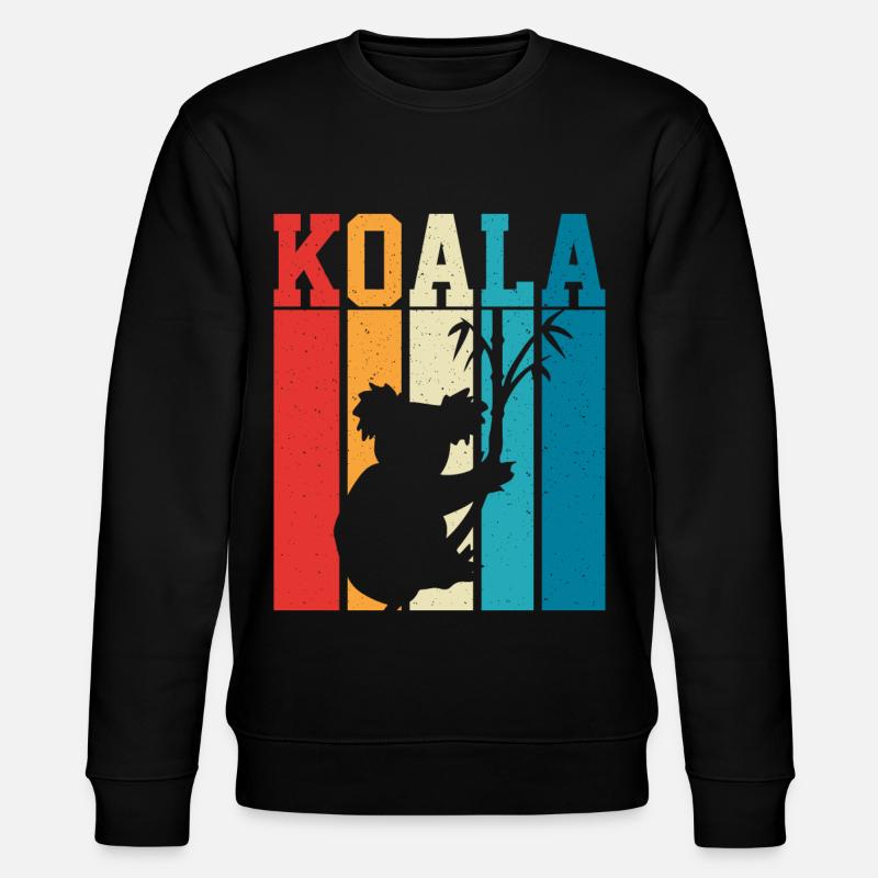 Koala - Stanley/Stella Unisex Bio-Sweatshirt CHANGER - Schwarz