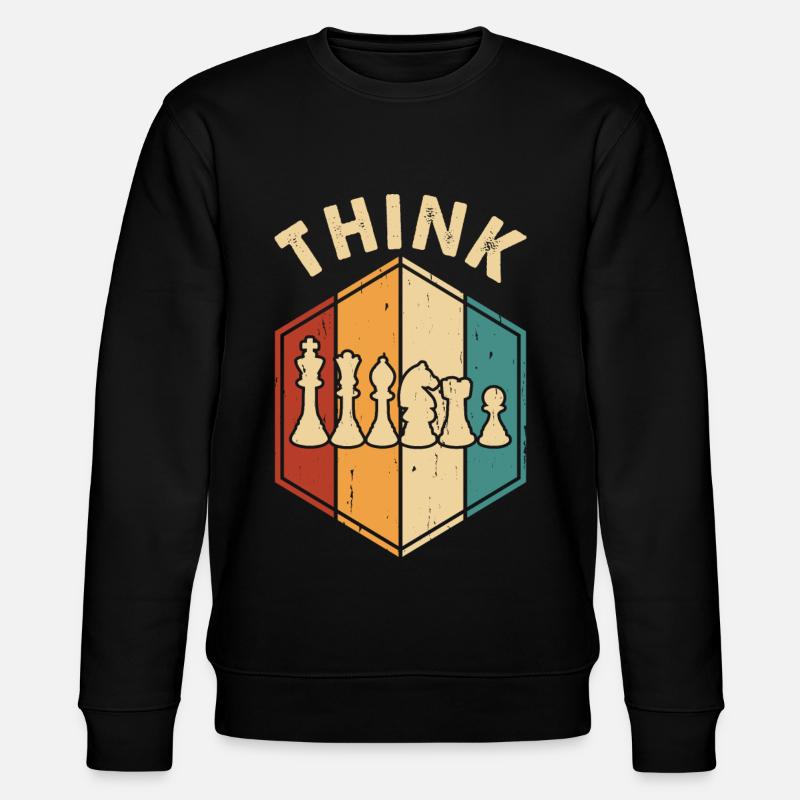 Chess - Stanley/Stella CHANGER Unisex Organic Sweatshirt - black