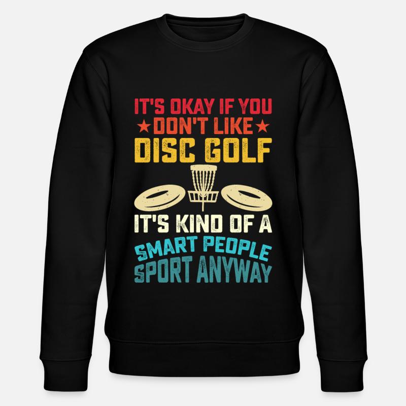 Discgolf Disc Golf - Stanley/Stella Unisex Bio-Sweatshirt CHANGER  - Schwarz