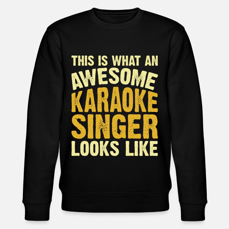 Karaoke Singen - Stanley/Stella Unisex Bio-Sweatshirt CHANGER  - Schwarz