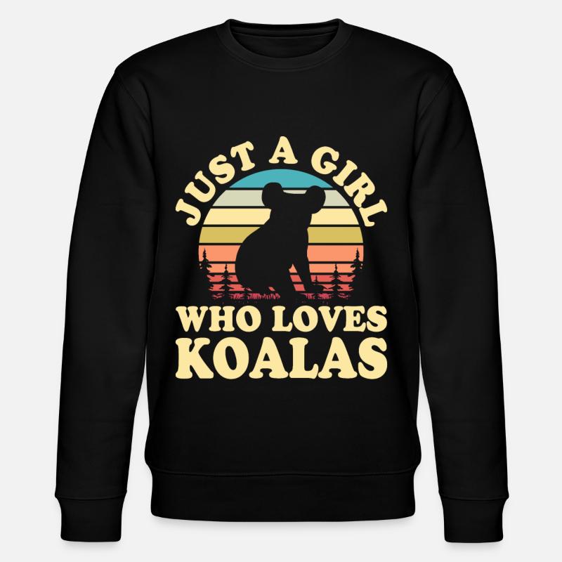 Koala - Sweat bio CHANGER Stanley/Stella Unisexe - noir