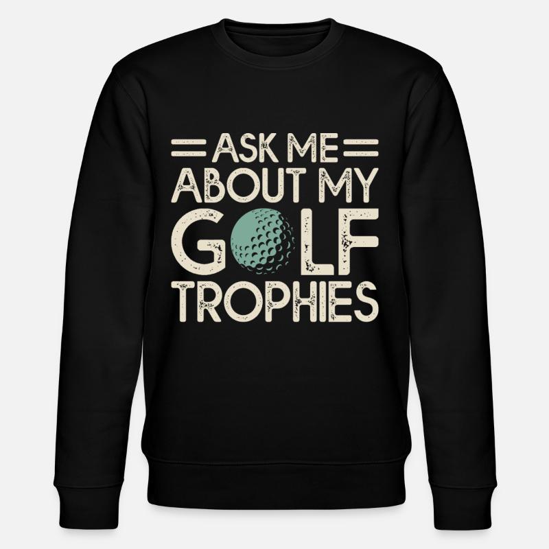 Golf Golfer - Stanley/Stella Unisex Bio-Sweatshirt CHANGER  - Schwarz