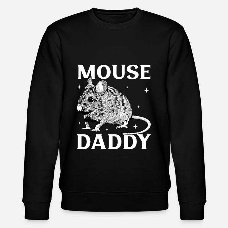 Mouse Owner - Mice Daddy - Stanley/Stella CHANGER Unisex Organic Sweatshirt - black