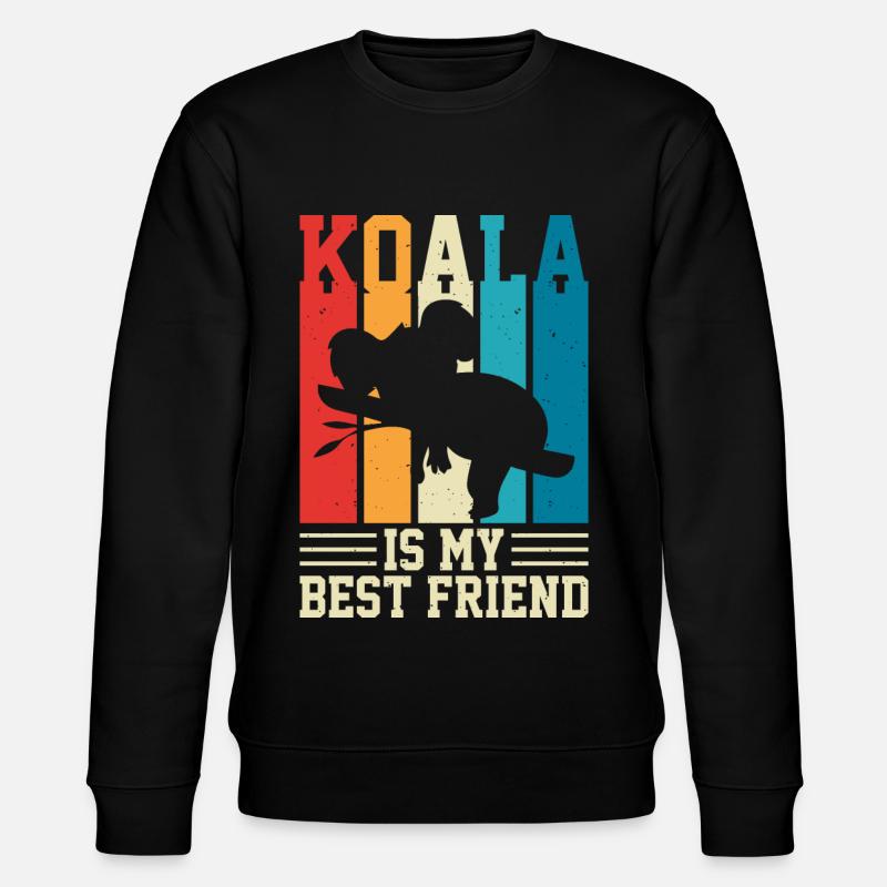Koala - Stanley/Stella CHANGER Unisex Organic Sweatshirt - black