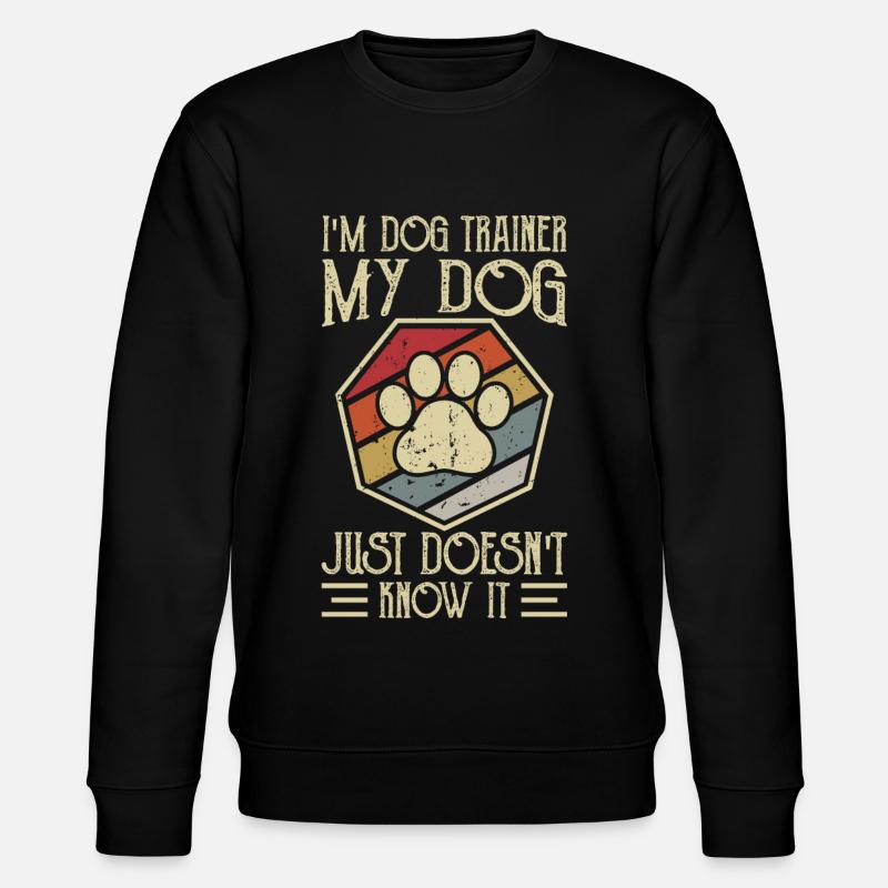 Hundetrainer - Stanley/Stella Unisex Bio-Sweatshirt CHANGER - Schwarz