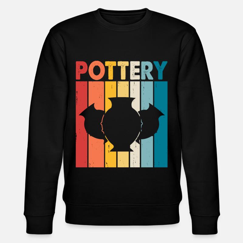 Pottery Pottery Pottery - Stanley/Stella CHANGER Unisex Organic Sweatshirt - black