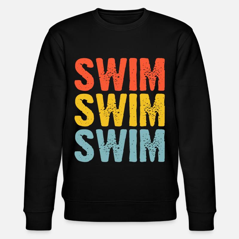 Schwimmen Schwimmer - Stanley/Stella Unisex Bio-Sweatshirt CHANGER  - Schwarz