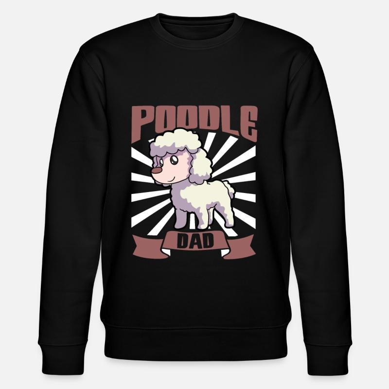 Papa Caniche - Pudel - Sweat bio CHANGER Stanley/Stella Unisexe - noir