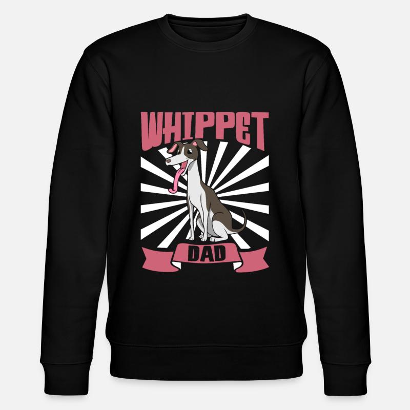 Whippet Dad - Whippet - Sweat bio CHANGER Stanley/Stella Unisexe - noir