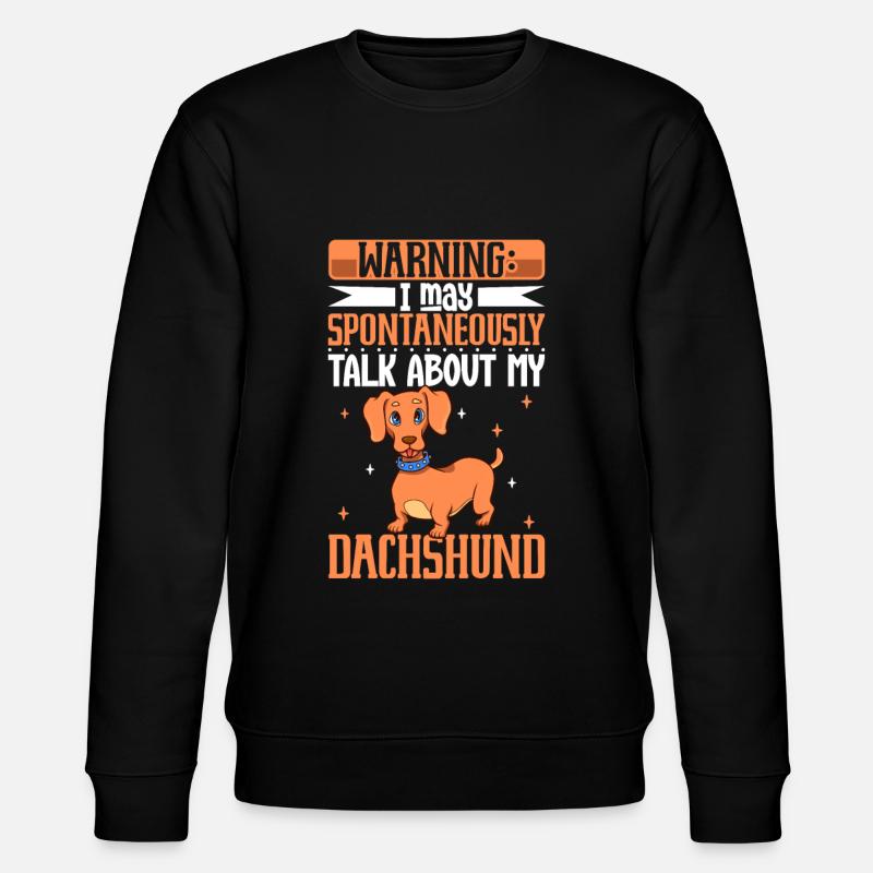 Amant de teckel - Sweat bio CHANGER Stanley/Stella Unisexe - noir