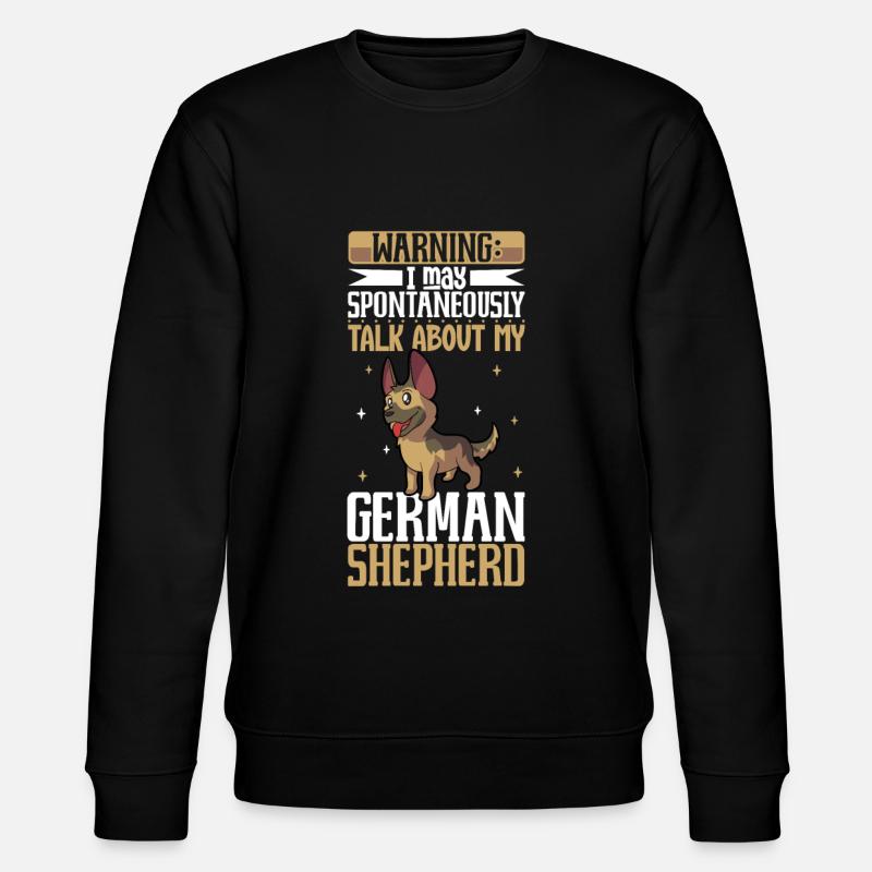 German Shepherd Lover - Stanley/Stella CHANGER Unisex Organic Sweatshirt - black