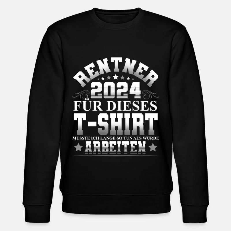 Rentner 2024 - Stanley/Stella Unisex Bio-Sweatshirt CHANGER - Schwarz