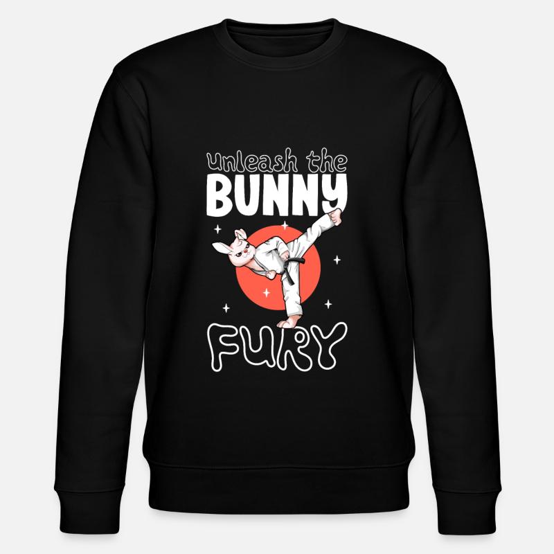 Bunny does Hapkido - Stanley/Stella CHANGER Unisex Organic Sweatshirt - black