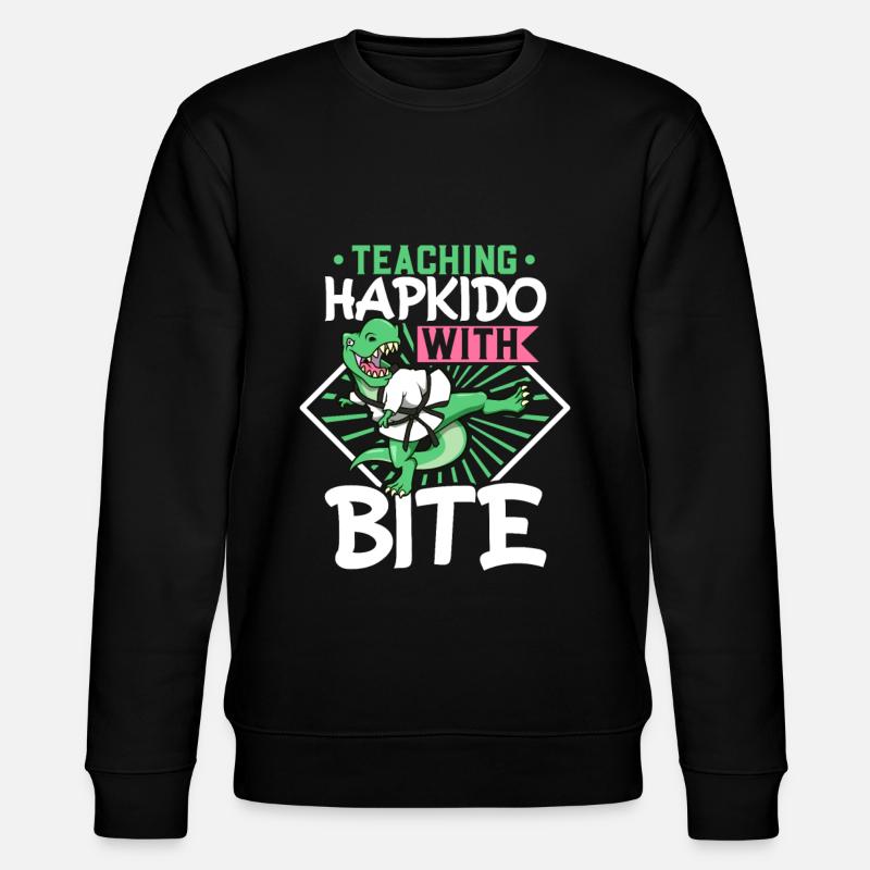 Hapkido mit Biss - Hapkido Trainer - Stanley/Stella Unisex Bio-Sweatshirt CHANGER  - Schwarz