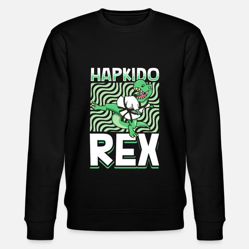 TREX - Hapkido Rex - Stanley/Stella Unisex Bio-Sweatshirt CHANGER  - Schwarz