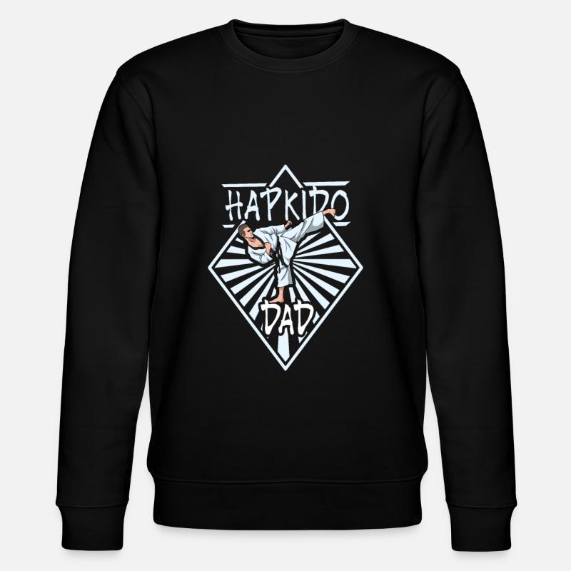 Hapkido Papa - Stanley/Stella Unisex Bio-Sweatshirt CHANGER  - Schwarz