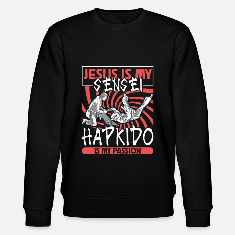 Meine Leidenschaft ist Hapkido - Stanley/Stella Unisex Bio-Sweatshirt CHANGER  - Schwarz