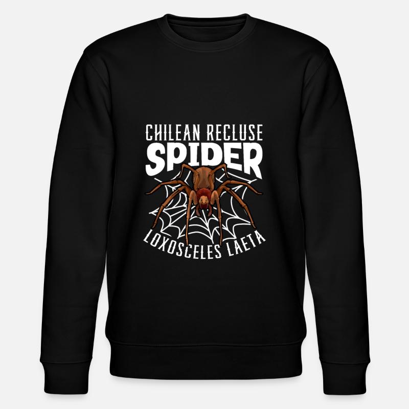 Chilenische Winkelspinne - Stanley/Stella Unisex Bio-Sweatshirt CHANGER  - Schwarz
