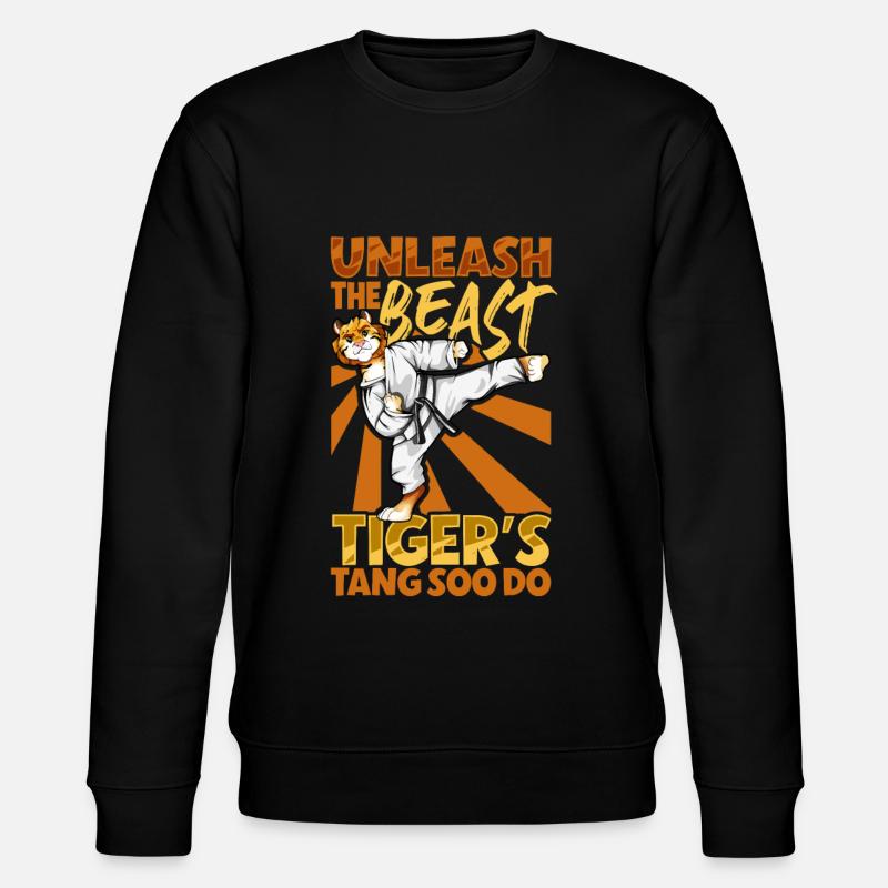 Tiger - Tang Soo Do - Stanley/Stella Unisex Bio-Sweatshirt CHANGER  - Schwarz