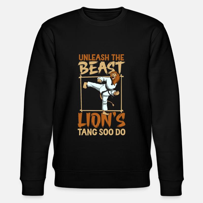 Löwe - Tang Soo Do - Stanley/Stella Unisex Bio-Sweatshirt CHANGER  - Schwarz