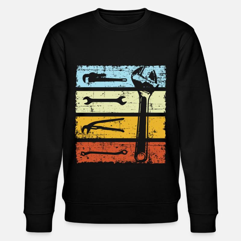 Chauffeurs Retro Outil - Sweat bio CHANGER Stanley/Stella Unisexe - noir
