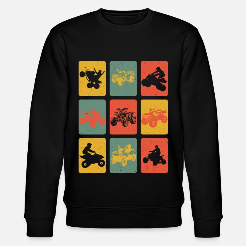 Quad Retro - Sweat bio CHANGER Stanley/Stella Unisexe - noir