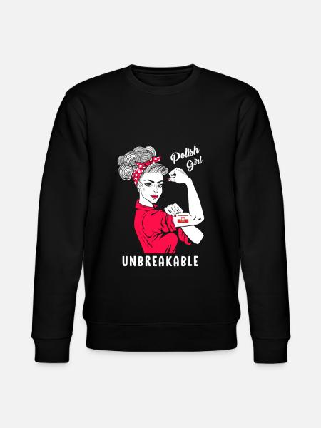 Polsk pige ubrydelig Sarkes Girls Polen - Stanley/Stella økologisk unisex-sweatshirt CHANGER  - sort