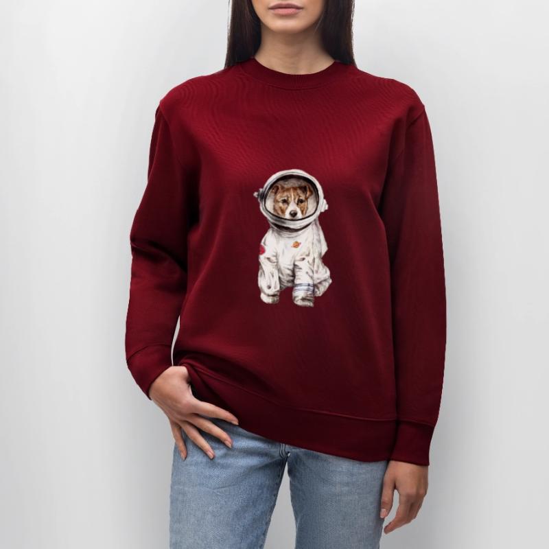 Chien en combinaison spatiale Spatiale Spatiale Sweat bio CHANGER Stanley/Stella Unisexe