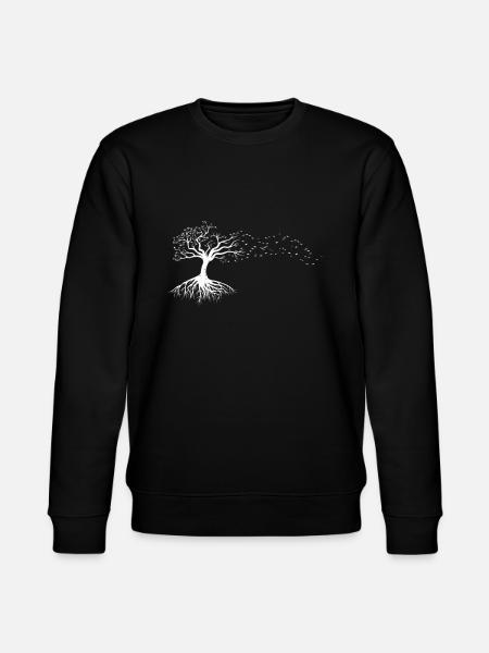 Árbol Viejo Árbol Solitario Árbol Viejo Árbol Sin Hojas - Sudadera ecológica unisex CHANGER de Stanley/Stella - negro