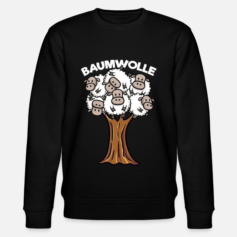 Baumwolle - Stanley/Stella Unisex Bio-Sweatshirt CHANGER  - Schwarz