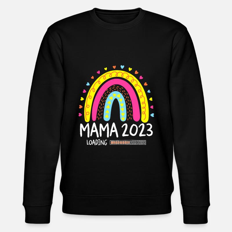 Mama 2023 Loading - Stanley/Stella Unisex Bio-Sweatshirt CHANGER  - Schwarz