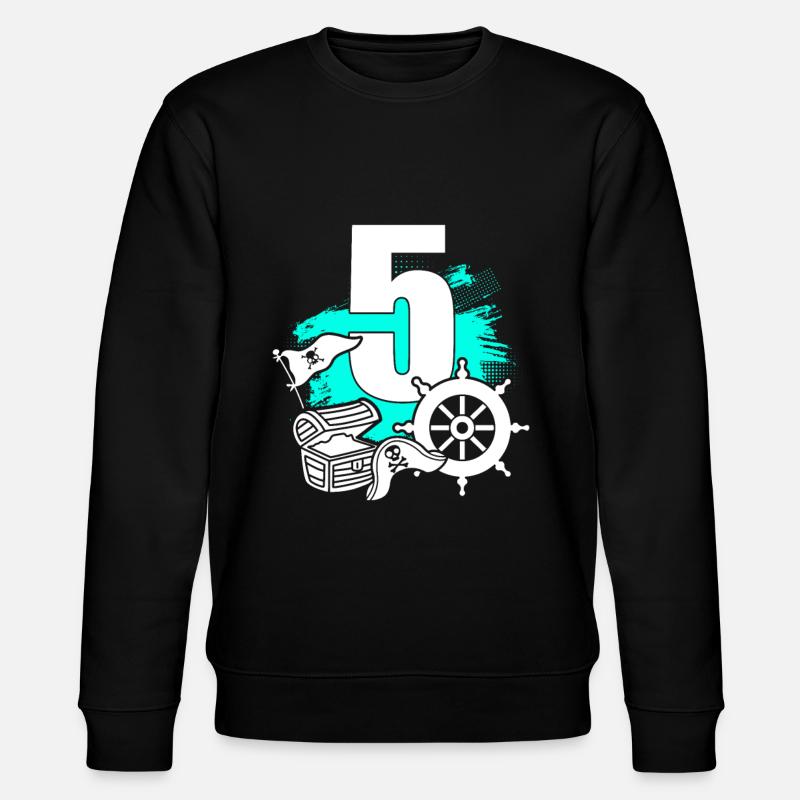 Pirate 5 ans - Sweat bio CHANGER Stanley/Stella Unisexe - noir