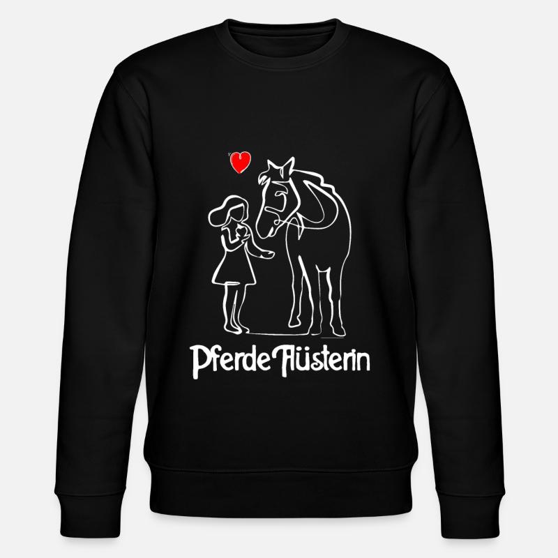 Chuchoteur de cheval - Sweat bio CHANGER Stanley/Stella Unisexe - noir