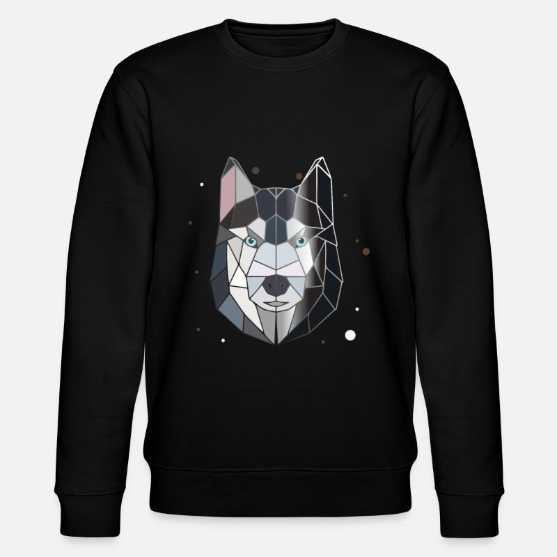Polygone Husky - Sweat bio CHANGER Stanley/Stella Unisexe - noir