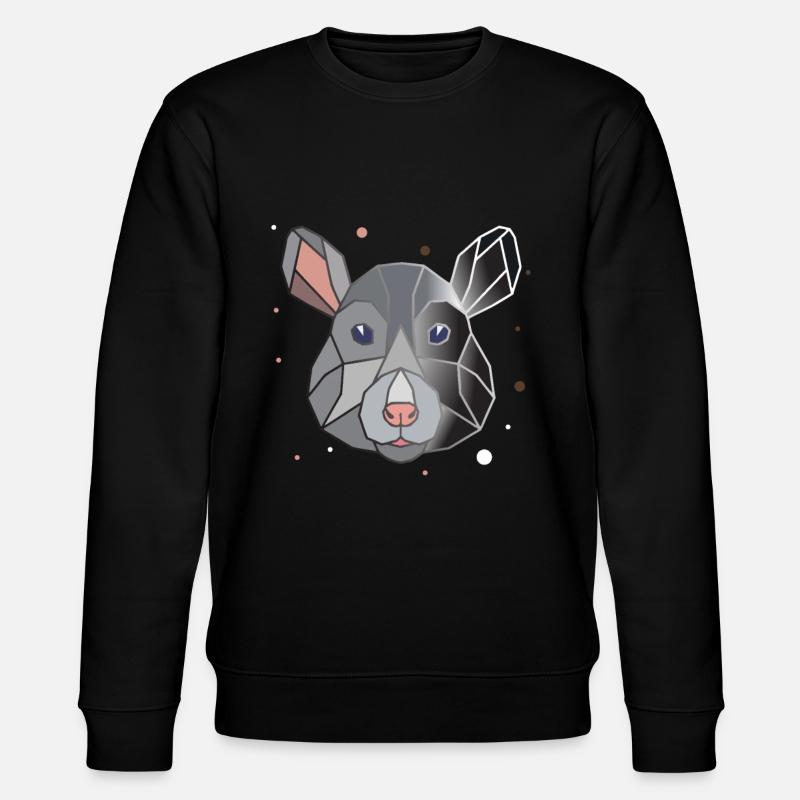 Polygone de rat - Sweat bio CHANGER Stanley/Stella Unisexe - noir