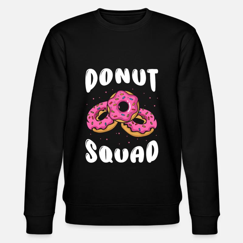 Donut Squad - Stanley/Stella CHANGER Unisex Organic Sweatshirt - black