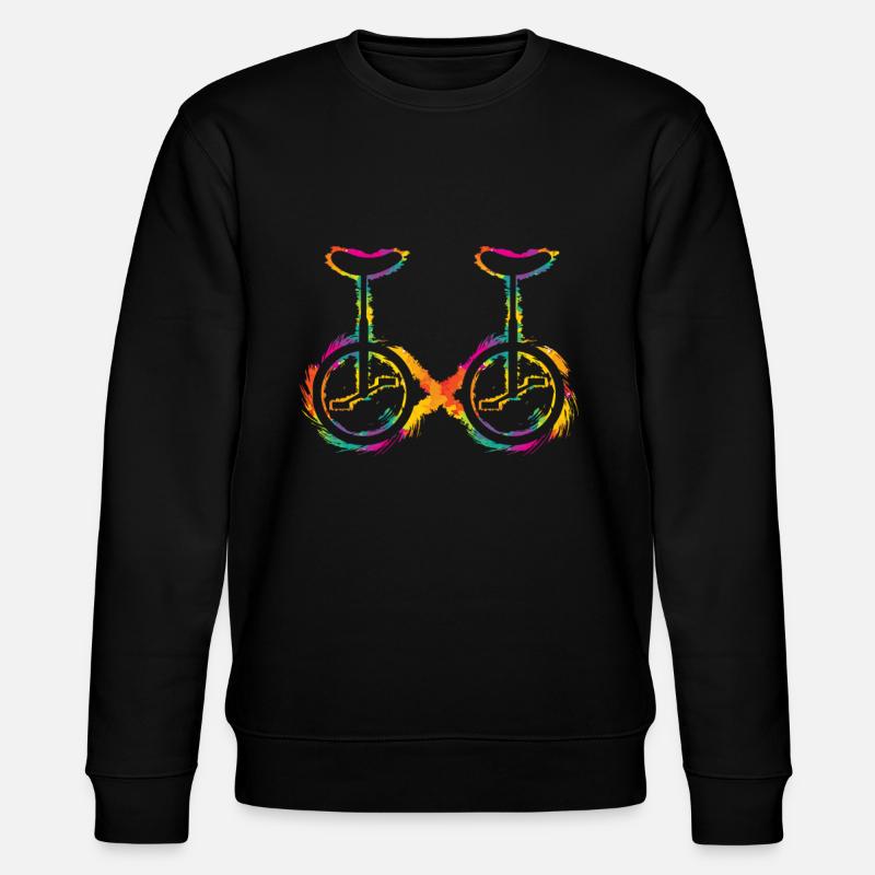 Unicycle Infinity Arc-en-ciel - Sweat bio CHANGER Stanley/Stella Unisexe - noir