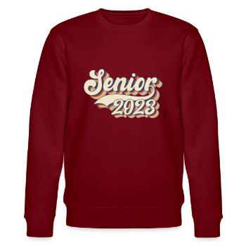 Retraité senior 2023 2023 - Sweat bio CHANGER Stanley/Stella Unisexe - bordeaux - Devant - Nik (191cm) & Marisol (170cm)