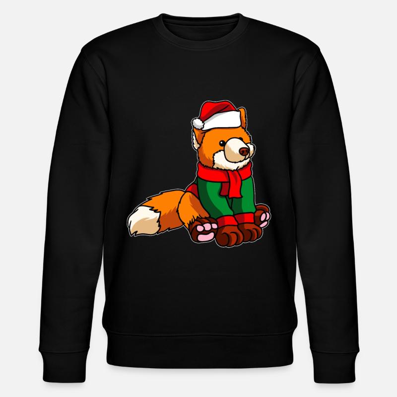 Renard Père Noël - Sweat bio CHANGER Stanley/Stella Unisexe - noir
