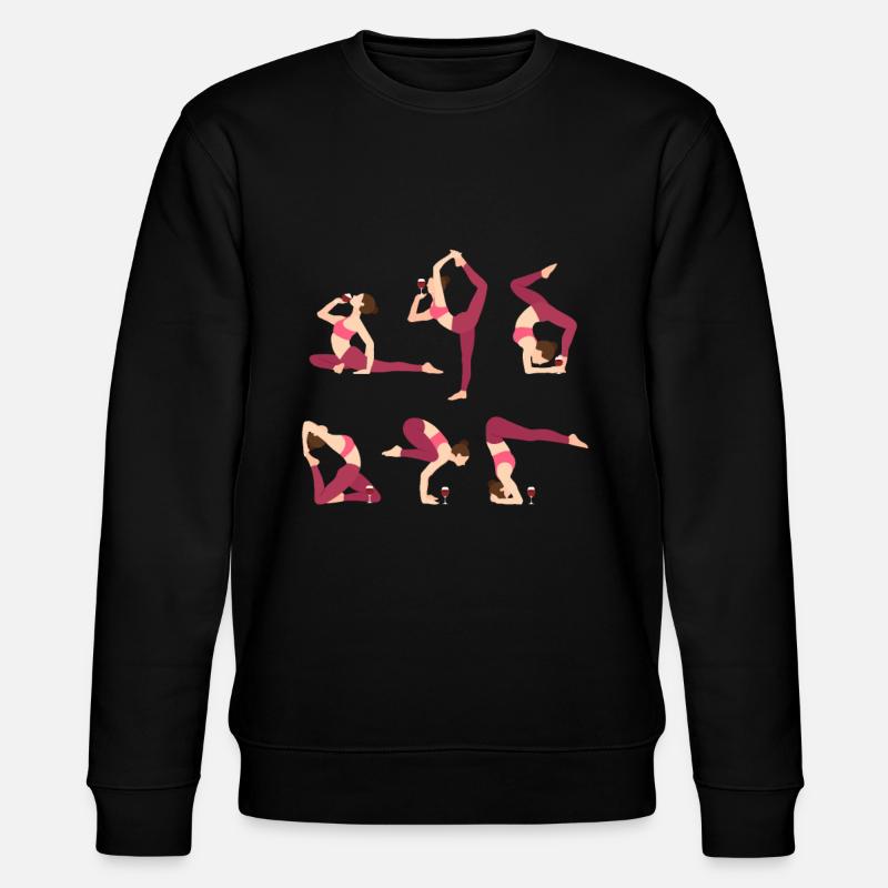 Yoga du vin - Sweat bio CHANGER Stanley/Stella Unisexe - noir