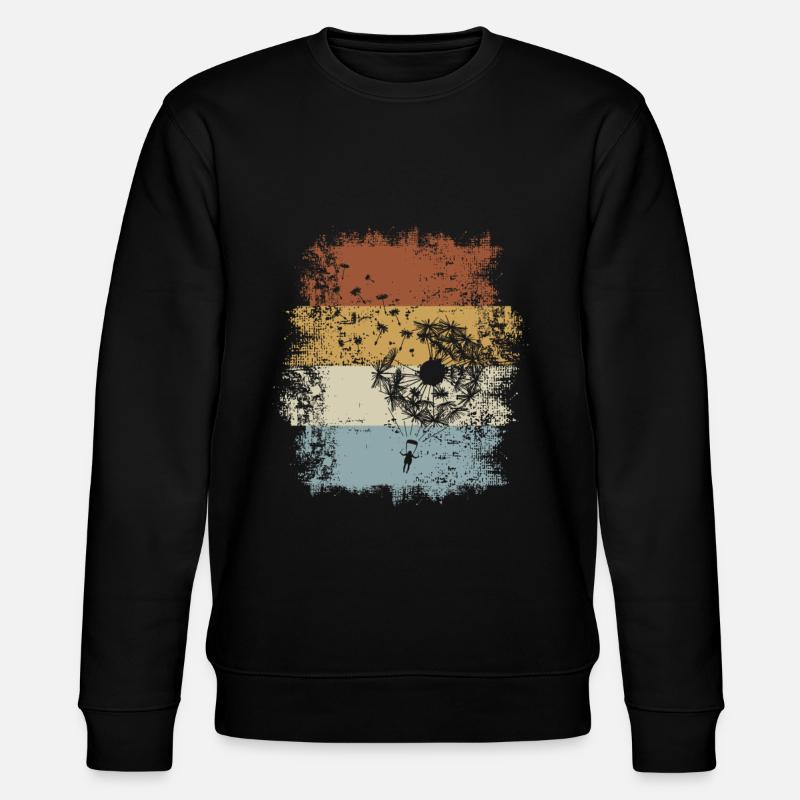 Pissenlit parapente parapente - Sweat bio CHANGER Stanley/Stella Unisexe - noir