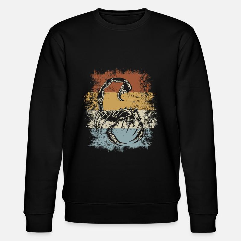 Rétro Scorpion - Sweat bio CHANGER Stanley/Stella Unisexe - noir