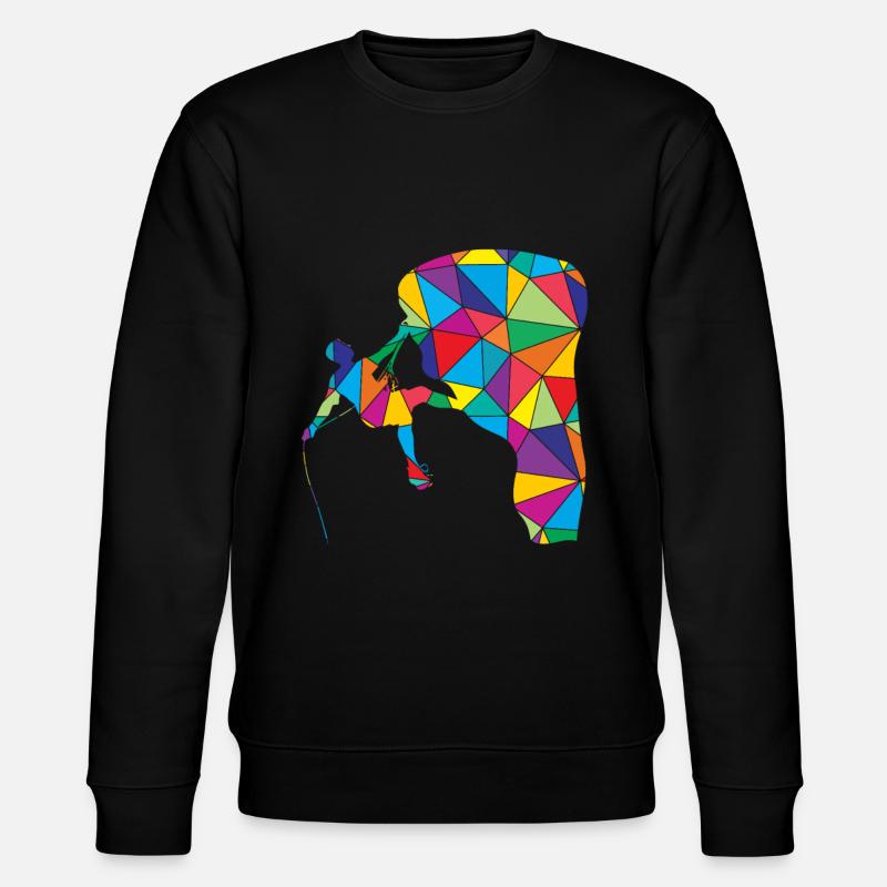 Grimpeur Polygone Climber - Sweat bio CHANGER Stanley/Stella Unisexe - noir